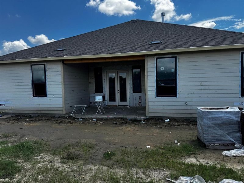 Actual progress of your home.