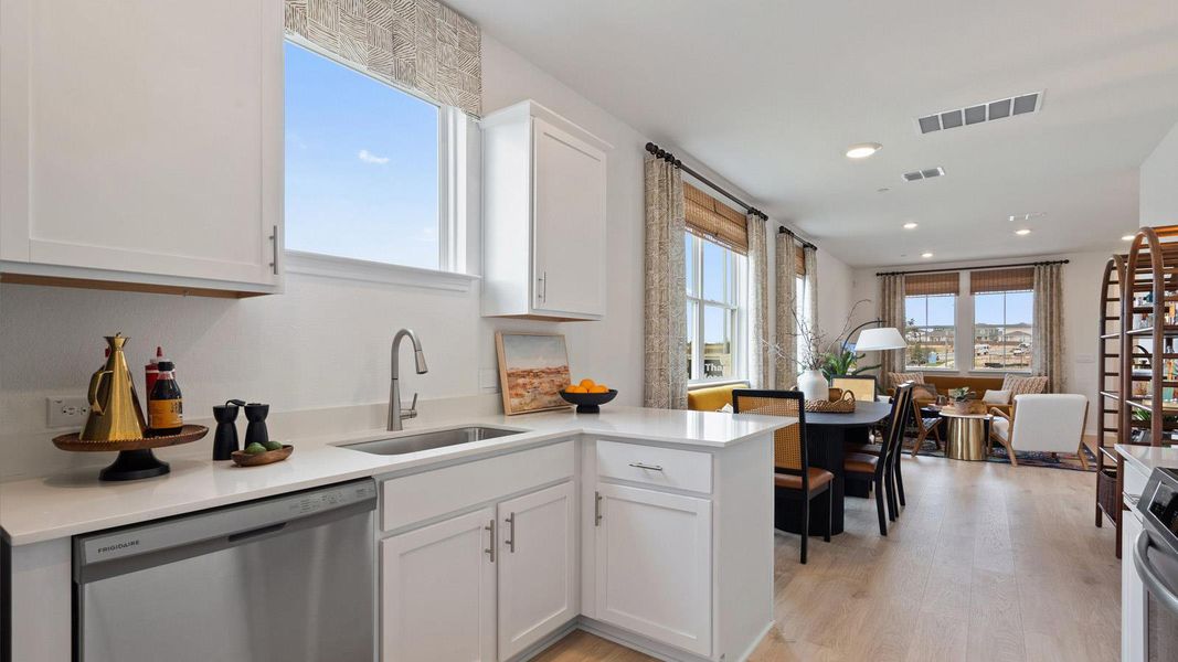 Furnished interior view inside a new home in Avery Centre, Round Rock (Image 14).