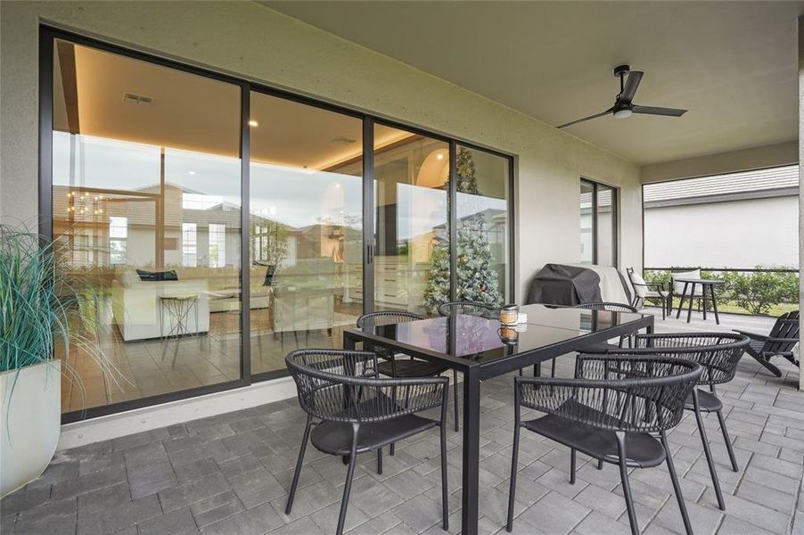 Exterior details and patio area of a home in , Lakewood Ranch (Image 3). Exterior details and patio area of a home in , Lakewood Ranch (Image 3).