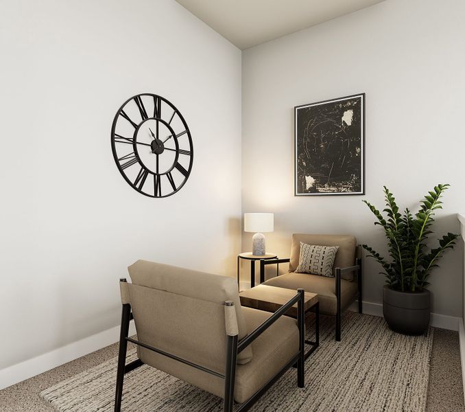 Representative furnished interior of a home built from the Scarbrough by Tri Pointe Homes in Paley Park at Easton Park, Austin (Image 10). Representative furnished interior of a home built from the Scarbrough by Tri Pointe Homes in Paley Park at Easton Park, Austin (Image 10).