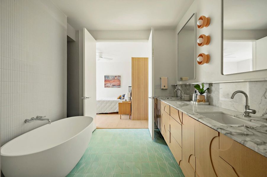 Furnished interior view inside a new home in , Austin (Image 10). Furnished interior view inside a new home in , Austin (Image 10).