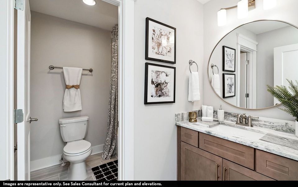 Furnished interior view inside a new home in High Park Hill, Arrington (Image 25).