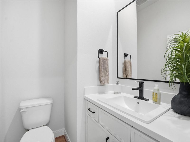 Furnished interior view inside a new home in Uptown District, Houston (Image 19). Furnished interior view inside a new home in Uptown District, Houston (Image 19).