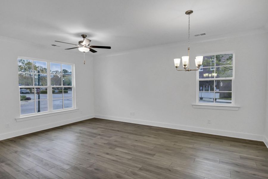 Spacious, unfurnished interior of a new home in Lake Carolina Townhomes, Columbia (Image 16).