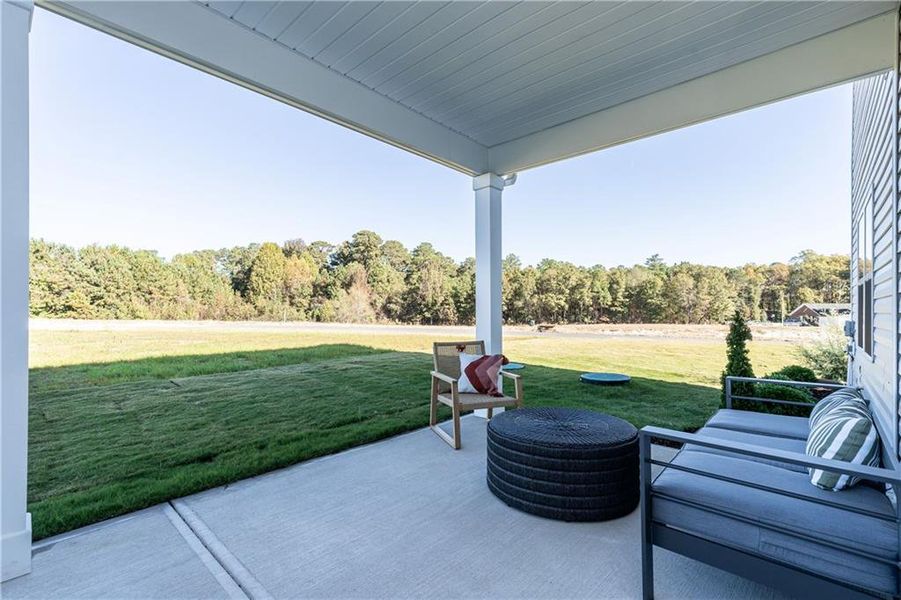 Exterior details and patio area of a home in Varnell Preserve, Dalton (Image 23). Exterior details and patio area of a home in Varnell Preserve, Dalton (Image 23).