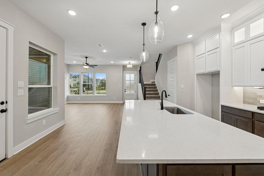 Furnished interior view inside a new home in , Katy (Image 8).
