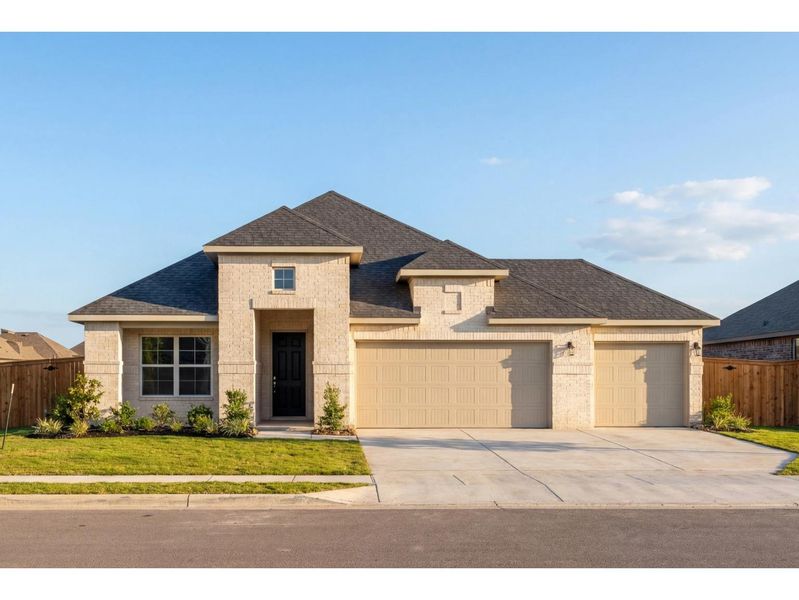 The Acadia C with 3-Car Garage