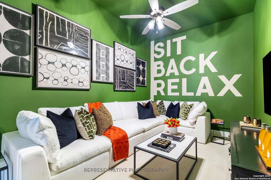 Furnished interior view inside a new home in Mont Blanc, Schertz (Image 17). Furnished interior view inside a new home in Mont Blanc, Schertz (Image 17).