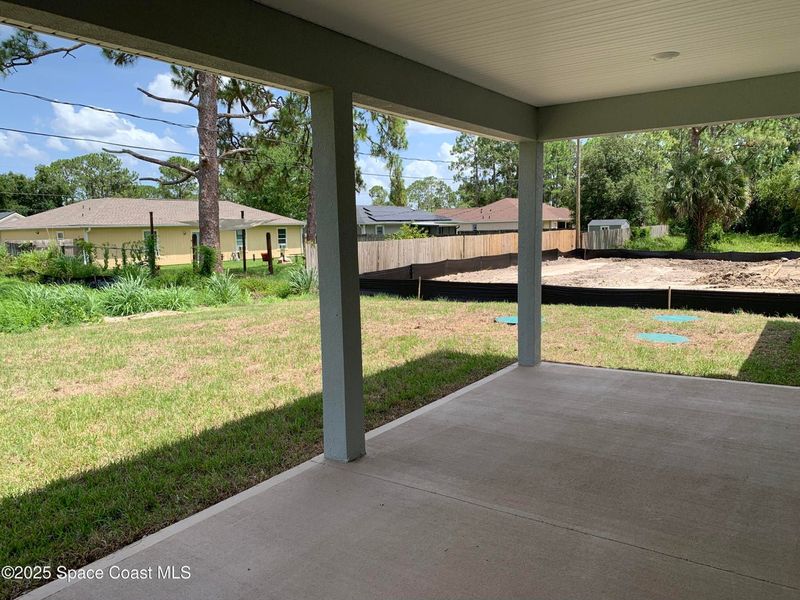 Exterior details and patio area of a home in Palm Bay, Palm Bay (Image 3).