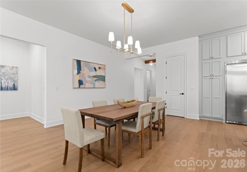 Furnished interior view inside a new home in , Locust (Image 30).