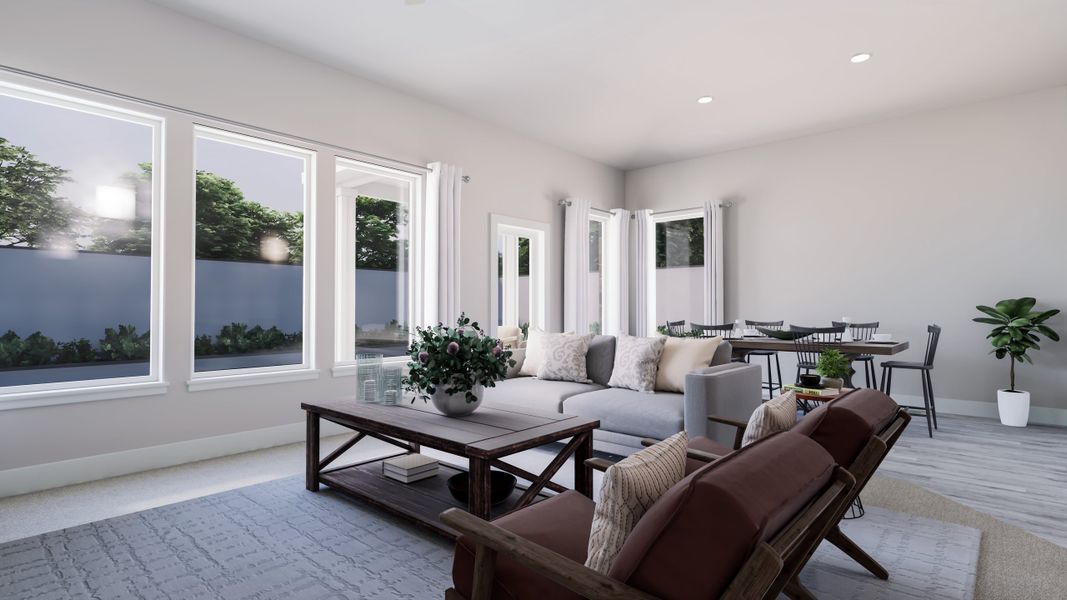 Representative furnished interior of a home built from the Ava by Tri Pointe Homes in View at the Reserve, Mansfield (Image 12).