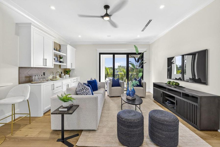 Upstairs Living Area
