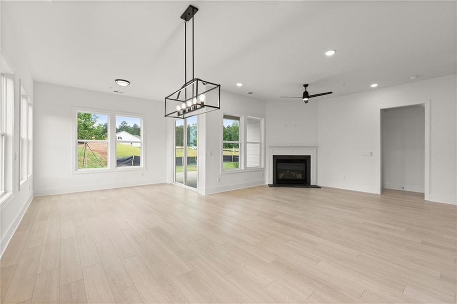 Spacious, unfurnished interior of a new home in The Reserve at Bells Ferry, Kennesaw (Image 51).