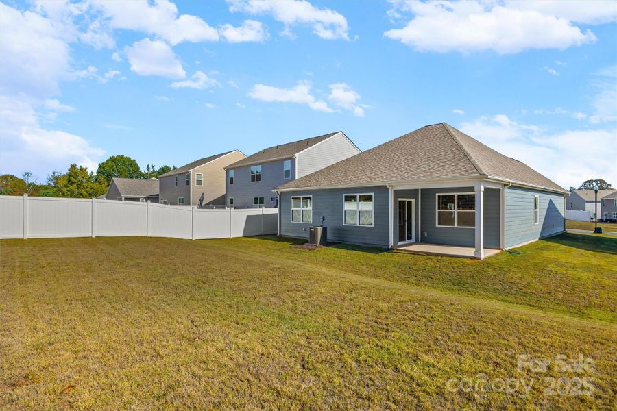 Exterior details and patio area of a home in Fergus Crossing, York (Image 4). Exterior details and patio area of a home in Fergus Crossing, York (Image 4).