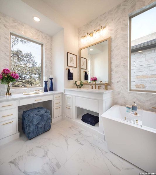 Furnished interior view inside a new home in Esperanza, Boerne (Image 11).