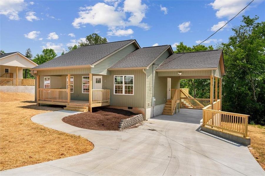 Exterior details and patio area of a home in , Calhoun (Image 1). Exterior details and patio area of a home in , Calhoun (Image 1).