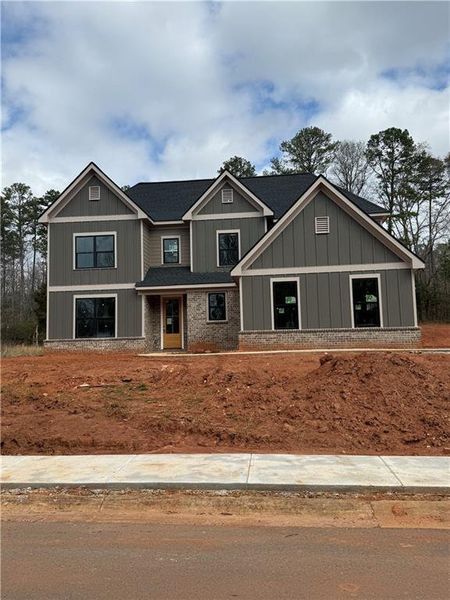 In-progress construction of a new home in , Hoschton, GA (Image 28).