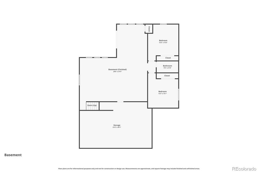 2D floor plan layout of this home in Independence, Elizabeth, CO (Image 7).