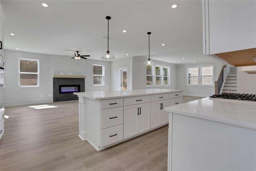 Furnished interior view inside a new home in The Paddocks at Doc Hughes, Buford (Image 7). Furnished interior view inside a new home in The Paddocks at Doc Hughes, Buford (Image 7).