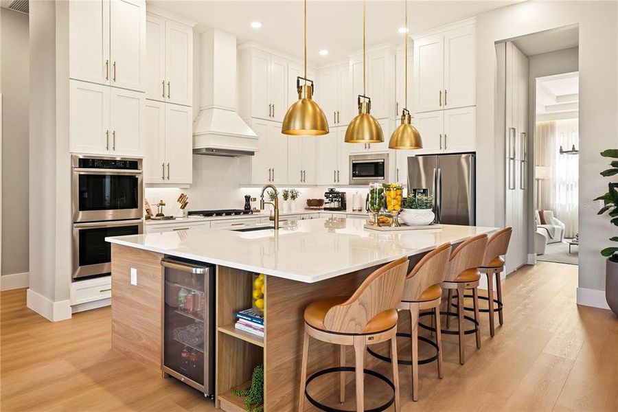 Furnished interior view inside a new home in Avalon Ridge, Winter Garden (Image 34).