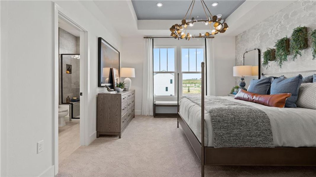 Furnished interior view inside a new home in Parkview at Hamlin, Winter Garden (Image 12).