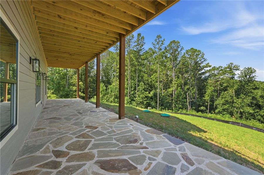 Exterior details and patio area of a home in , Talking Rock (Image 1). Exterior details and patio area of a home in , Talking Rock (Image 1).