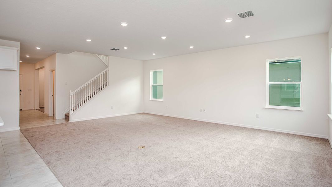 Representative unfurnished interior of a home built from the Carlisle by Maronda Homes in Crosswinds, Haines City (Image 35).