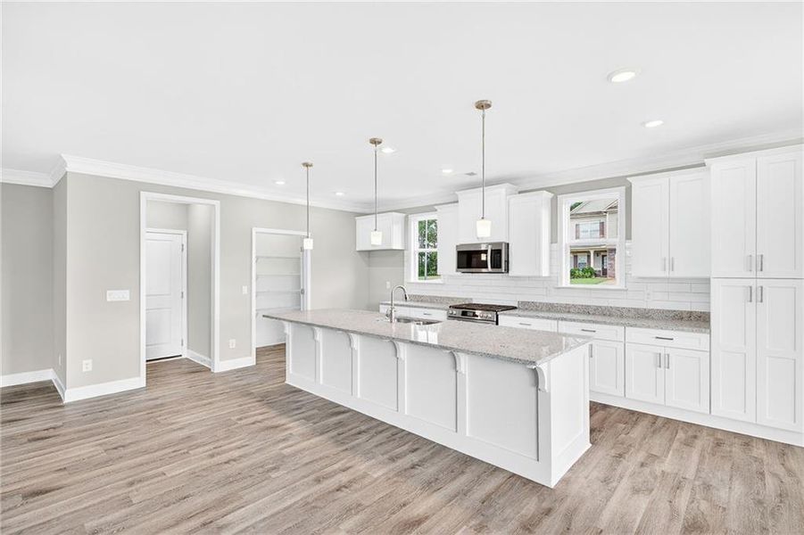 Furnished interior view inside a new home in , Hiram (Image 5).