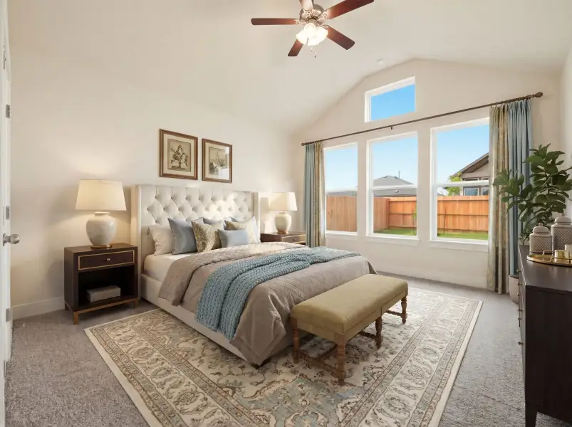 Furnished interior view inside a new home in Westridge, San Antonio (Image 4).