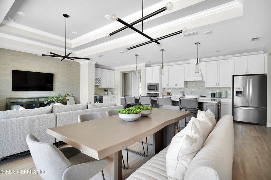 Furnished interior view inside a new home in , Yulee (Image 10).