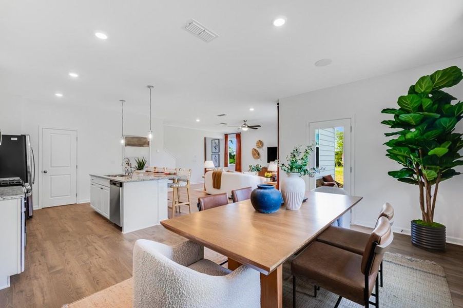 Furnished interior view inside a new home in Heritage River, Euharlee (Image 15).