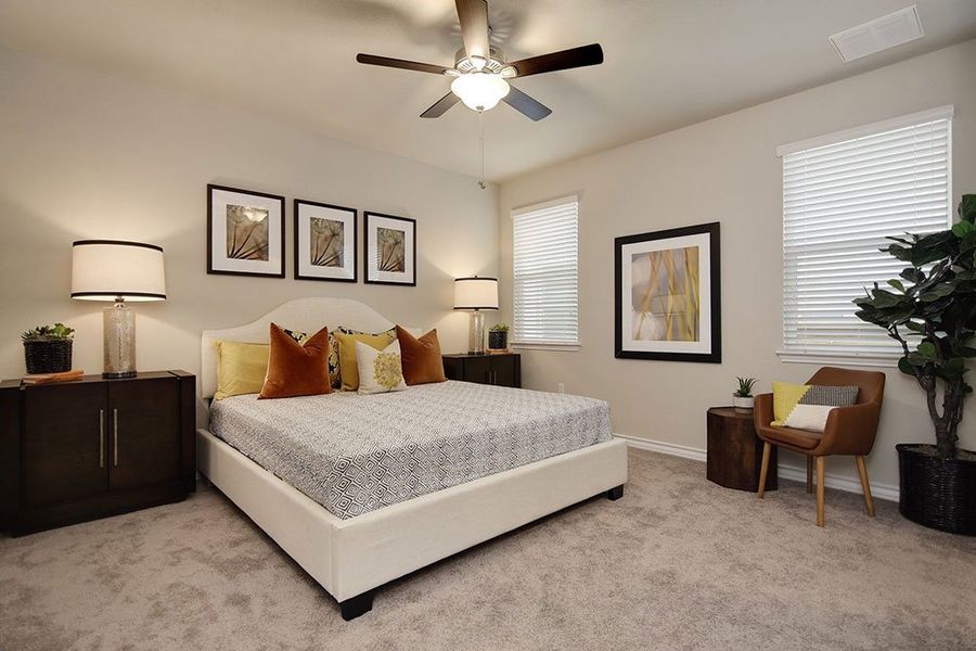 Representative furnished interior of a home built from the Bach by Taylor Morrison in Emory Crossing 40s, Hutto (Image 11).