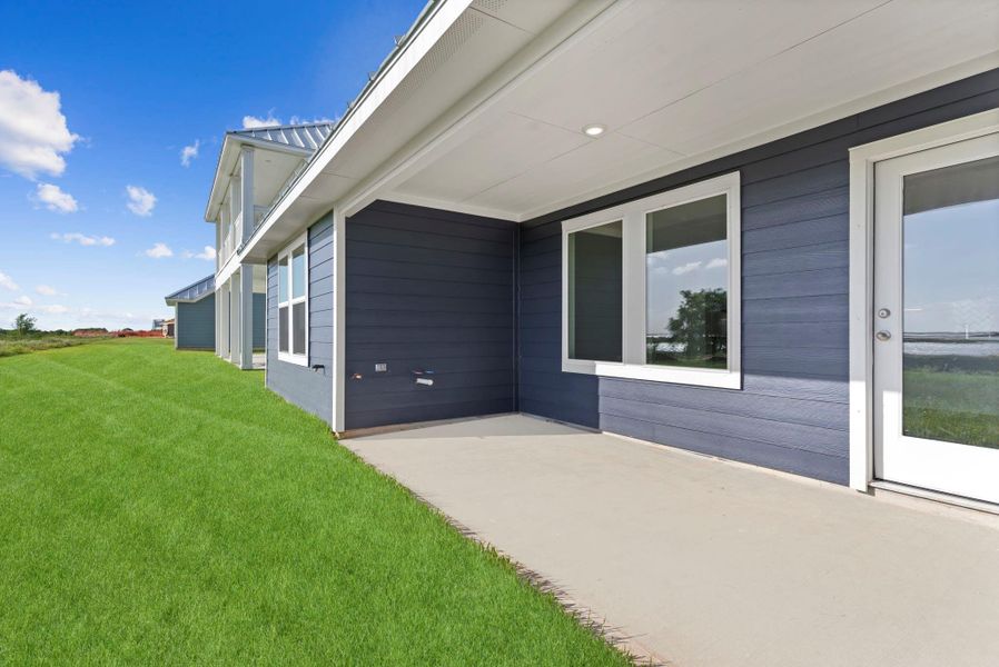 Exterior details and patio area of a home in Grand Cay Harbour, Texas City (Image 27). Exterior details and patio area of a home in Grand Cay Harbour, Texas City (Image 27).