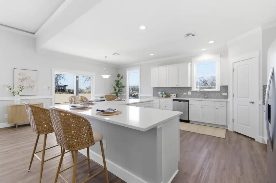 Furnished interior view inside a new home in Lonesome Dove, San Antonio (Image 5).