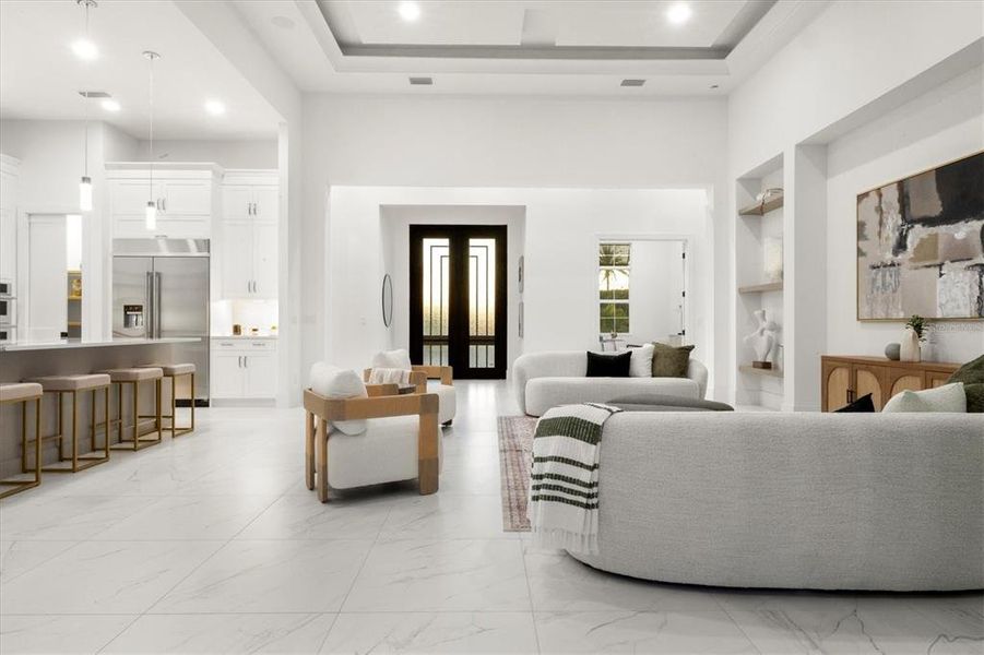 Furnished interior view inside a new home in , Sarasota (Image 5). Furnished interior view inside a new home in , Sarasota (Image 5).