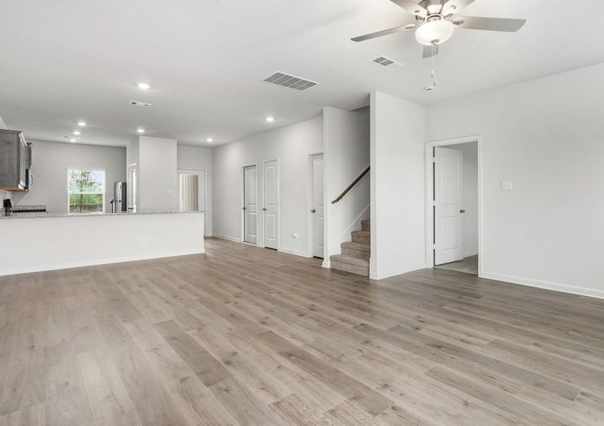 The Driftwood has an open layout. The Driftwood has an open layout.