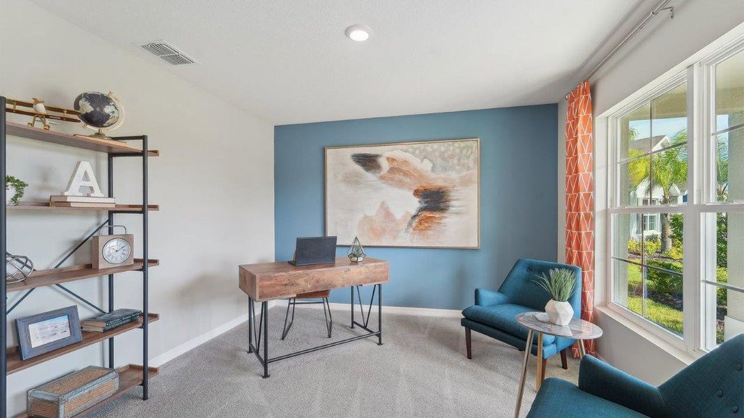 Furnished interior view inside a new home in Abbott Park, Zephyrhills (Image 4).