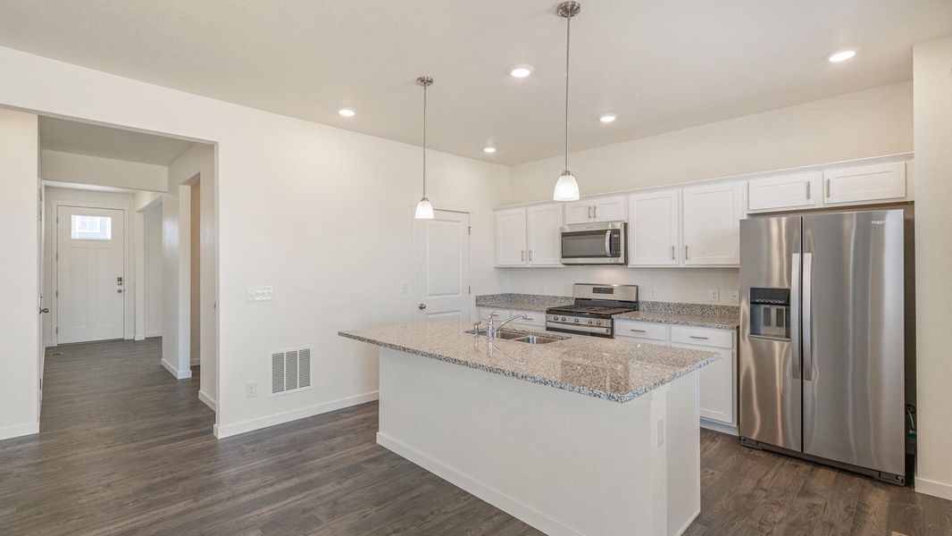 Furnished interior view inside a new home in Spring Valley Ranch, Elizabeth (Image 4).