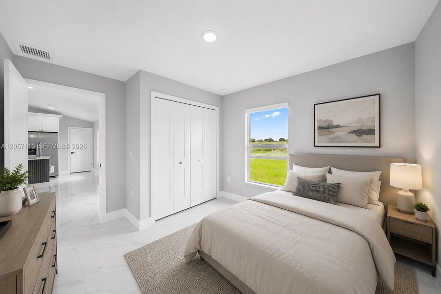 Furnished interior view inside a new home in , Cape Coral (Image 18). Furnished interior view inside a new home in , Cape Coral (Image 18).