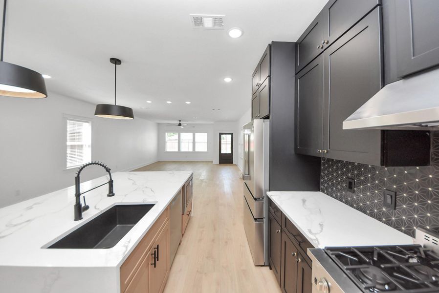Furnished interior view inside a new home in , Houston (Image 6).