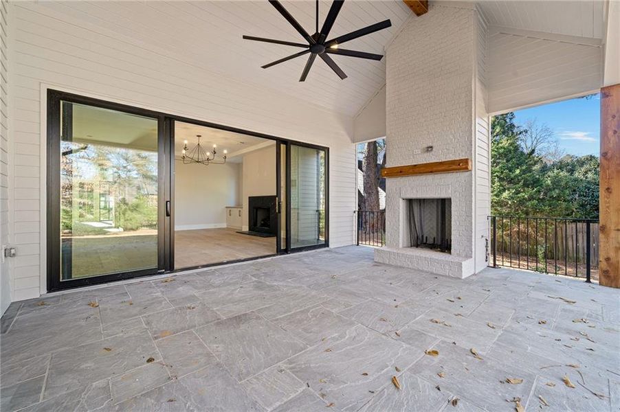 Exterior details and patio area of a home in , Alpharetta (Image 27).