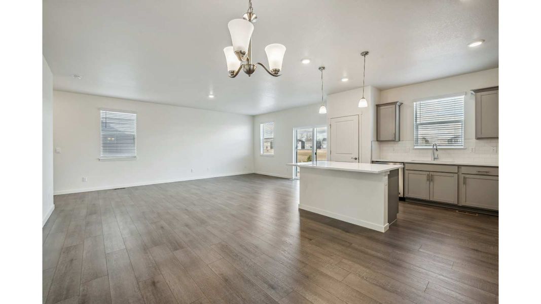 Representative furnished interior of a home built from the ELDER II by D.R. Horton in The Ridge at Lorson Ranch, Colorado Springs (Image 8).
