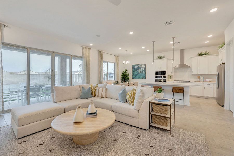 Representative furnished interior of a home built from the Lagoon by Mattamy Homes in Tyler Ranch, Buckeye (Image 28).
