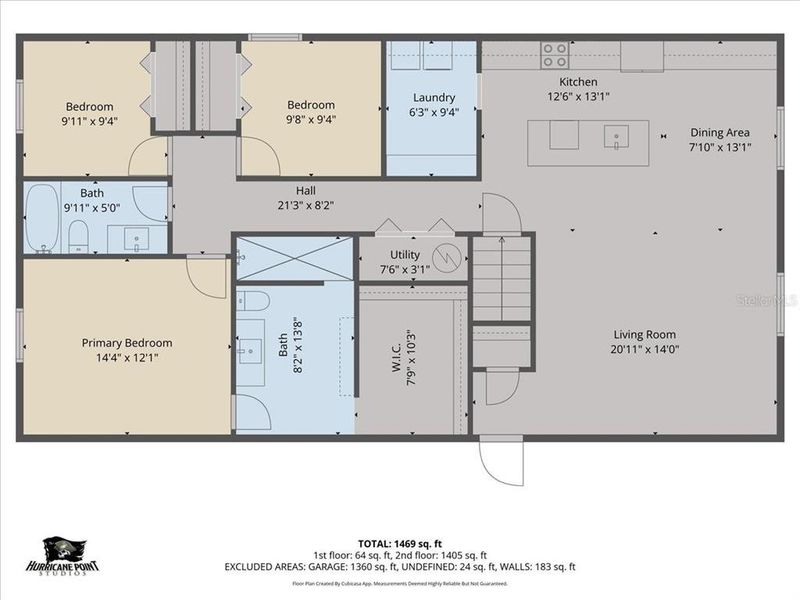 2D floor plan layout of this home in , Hernando Beach, FL (Image 5).