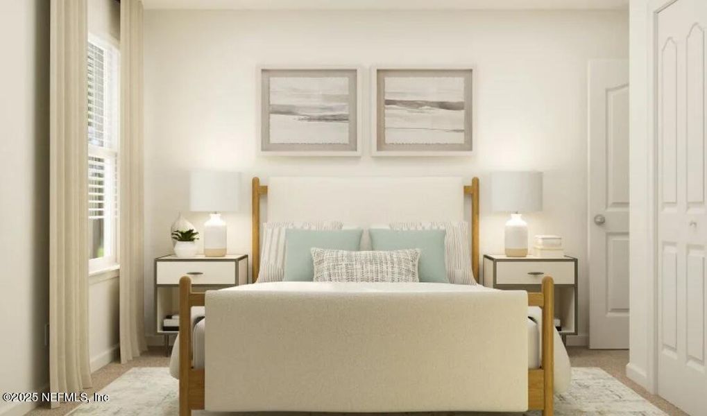 Furnished interior view inside a new home in Silver Meadows at SilverLeaf, St. Augustine (Image 18). Furnished interior view inside a new home in Silver Meadows at SilverLeaf, St. Augustine (Image 18).