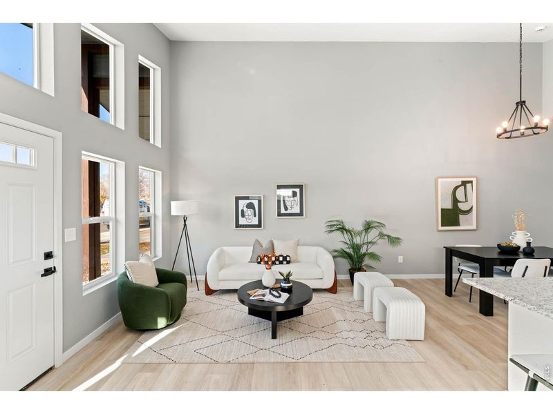 Furnished interior view inside a new home in , Evans (Image 6).