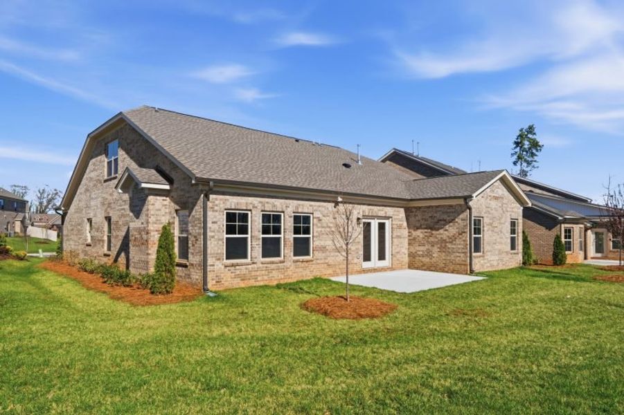 Representative exterior details of a home built from the Cosmopolitan by Keystone Homes NC in Weybridge, Burlington (Image 50). Representative exterior details of a home built from the Cosmopolitan by Keystone Homes NC in Weybridge, Burlington (Image 50).