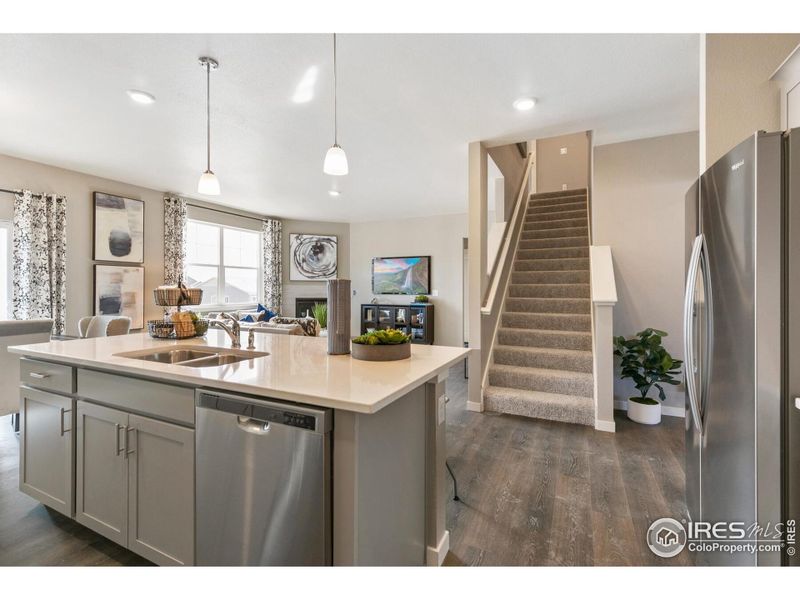 Furnished interior view inside a new home in Westgate, Greeley (Image 9).