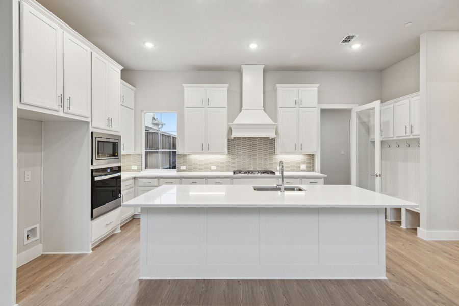 Furnished interior view inside a new home in Newman Village Townhomes, Frisco (Image 19).
