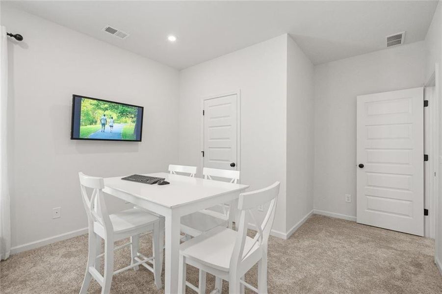 Furnished interior view inside a new home in Victoria Heights, Dallas (Image 28).